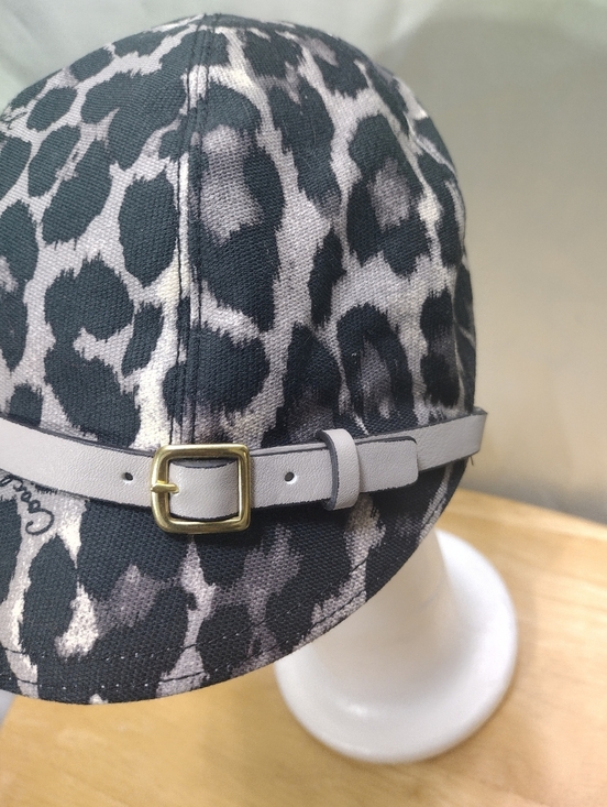 COACH New York Park Ocelot Cap Black/Tan XS/S Belt & Buckle Trim main image 5